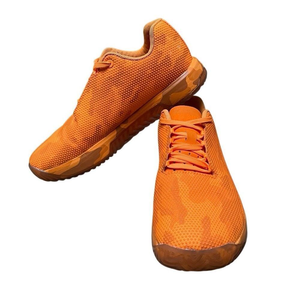 Nobull Neon Orange Camo Impact Training Sneakers Men’s 8 Women’s 9.5 Lace Up